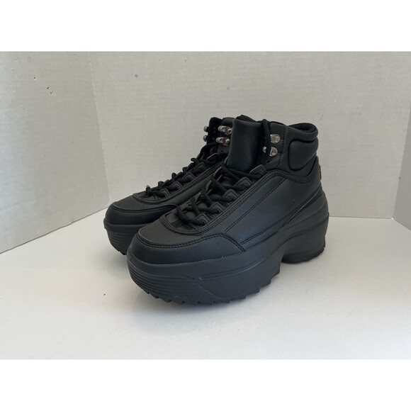 Burness Women’s Black Athletic Shoes New Macy 01 chunky platform Size 8 - Picture 1 of 10